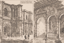 Sketch of North Entrance Cathedral, Granada Staircases in the Casas Consistoriales, Granada